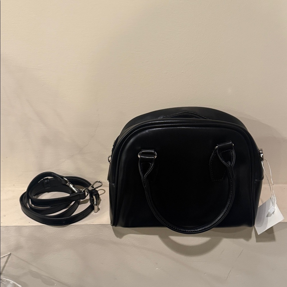Chic Black Satchel Bag